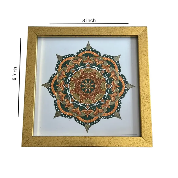 Heritage_Hand_Painted_Mandala_Canvas_With_Deluxe_Frame_8_X_8_Inch_Viraasat_The_Legacy