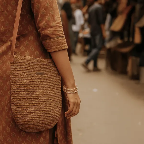 Raffia_Metallic_Sling_Bag_15x15_5_Inch_Viraasat_The_Legacy