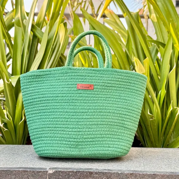 Handmade_Jute_Bag_Crafted_With_Purpose_Carried_With_Pride_Green