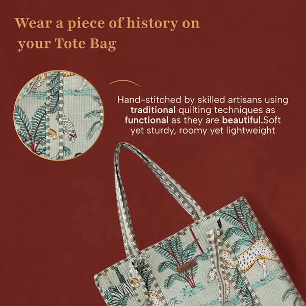 Jaipuri_Theme_Quilted_Bags_Green