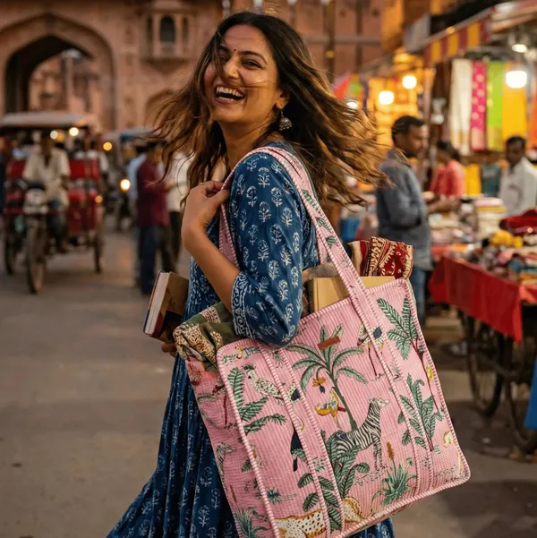 Jaipuri_Theme_Quilted_Bags_Pink