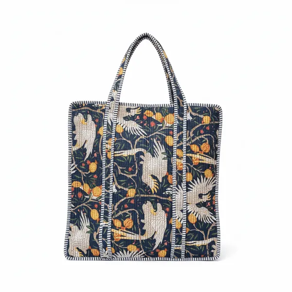 Jaipuri_Theme_Quilted_Bags_Black