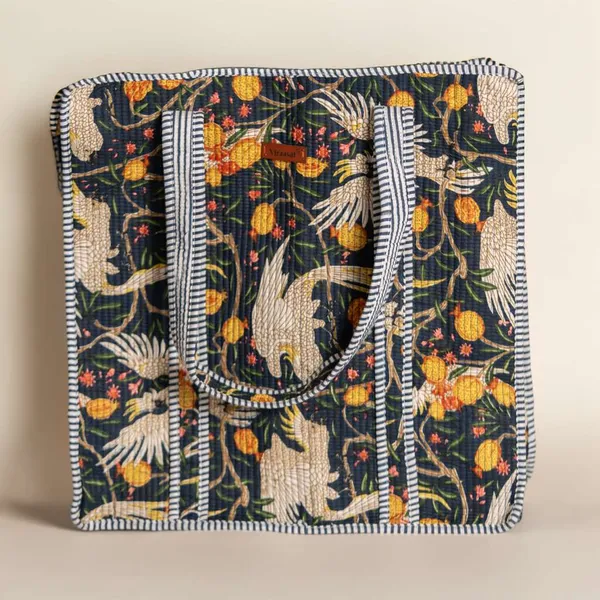 Jaipuri_Theme_Quilted_Bags_Black