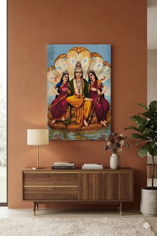 Multicolor_Canvas_Spiritual_Wall_Art_For_Living_Room,_Bedroom,_Meditation_Space_And_Pooja_Room
