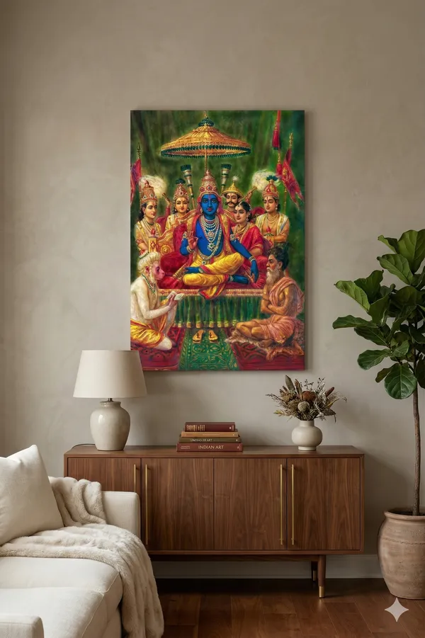 Multicolor_Canvas_Spiritual_Wall_Art_For_Living_Room,_Bedroom,_Meditation_Space_And_Pooja_Room