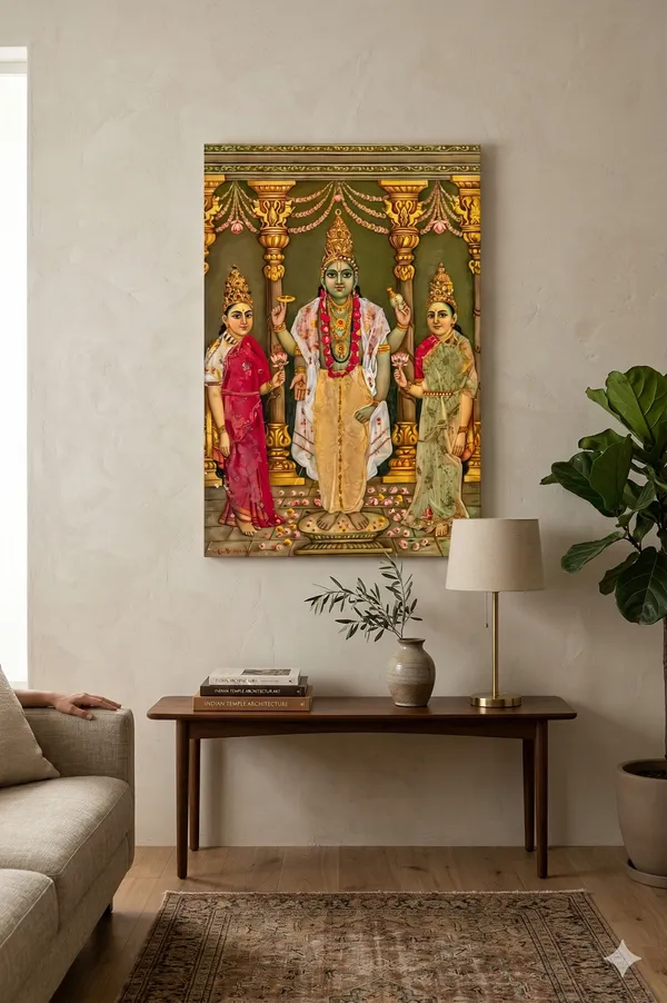 Multicolor_Canvas_Spiritual_Wall_Art_For_Living_Room,_Bedroom,_Meditation_Space_And_Pooja_Room