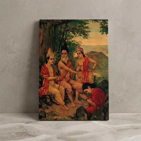 Multicolor_Canvas_Spiritual_Wall_Art_For_Living_Room,_Bedroom,_Meditation_Space_And_Pooja_Room