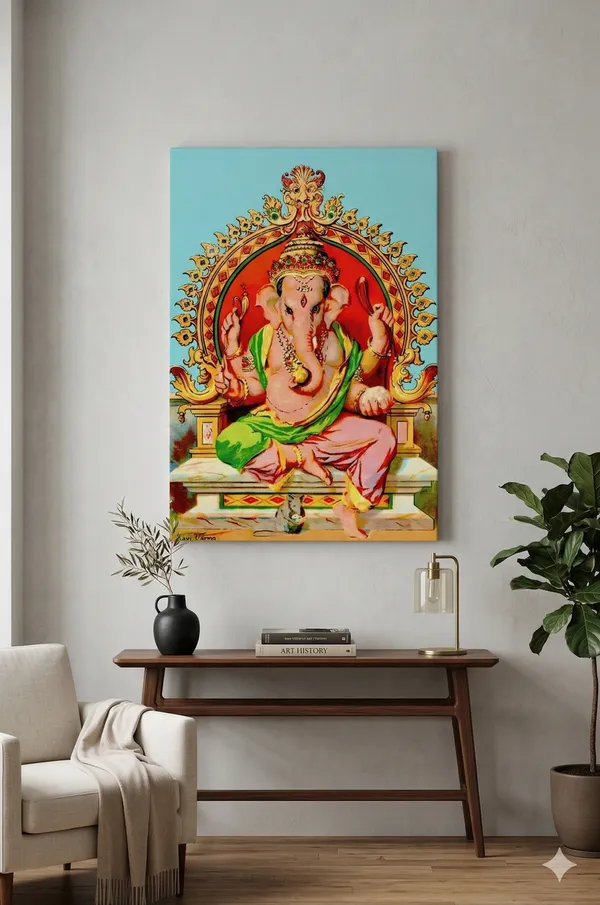 Multicolor_Canvas_Spiritual_Wall_Art_For_Living_Room,_Bedroom,_Meditation_Space_And_Pooja_Room