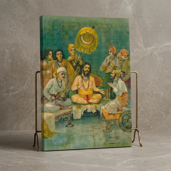 Chhatrapati_Shivaji_Maharaj_&_Sant_Ramdas_Canvas_Wall_Art_|_By_Raja_Ravi_Varma_|_Premium_Giclee_Maratha_Heritage_Print_(Ready_to_Hang)