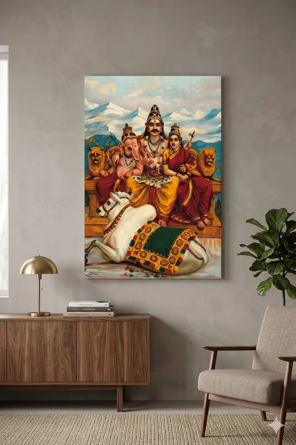 Multicolor_Canvas_Spiritual_Wall_Art_For_Living_Room,_Bedroom,_Meditation_Space_And_Pooja_Room