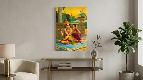 Divine_Radha_Krishna_Canvas_Wall_Art_|_By_Raja_Ravi_Varma_|_Premium_Giclee_Lord_Krishna_Flute_Print_|_Hindu_Spiritual_Home_Decor_(Ready_to_Hang)