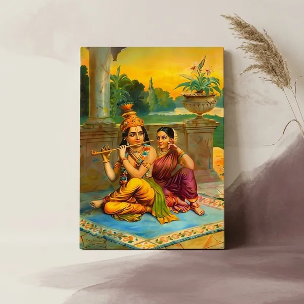Divine_Radha_Krishna_Canvas_Wall_Art_|_By_Raja_Ravi_Varma_|_Premium_Giclee_Lord_Krishna_Flute_Print_|_Hindu_Spiritual_Home_Decor_(Ready_to_Hang)