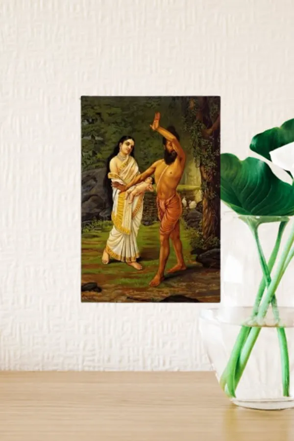 Birth_of_Shakuntala_–_Menaka_and_Vishwamitra_|_Raja_Ravi_Varma_Giclée_Canvas_Print_|_Ready_to_Hang_Wall_Art