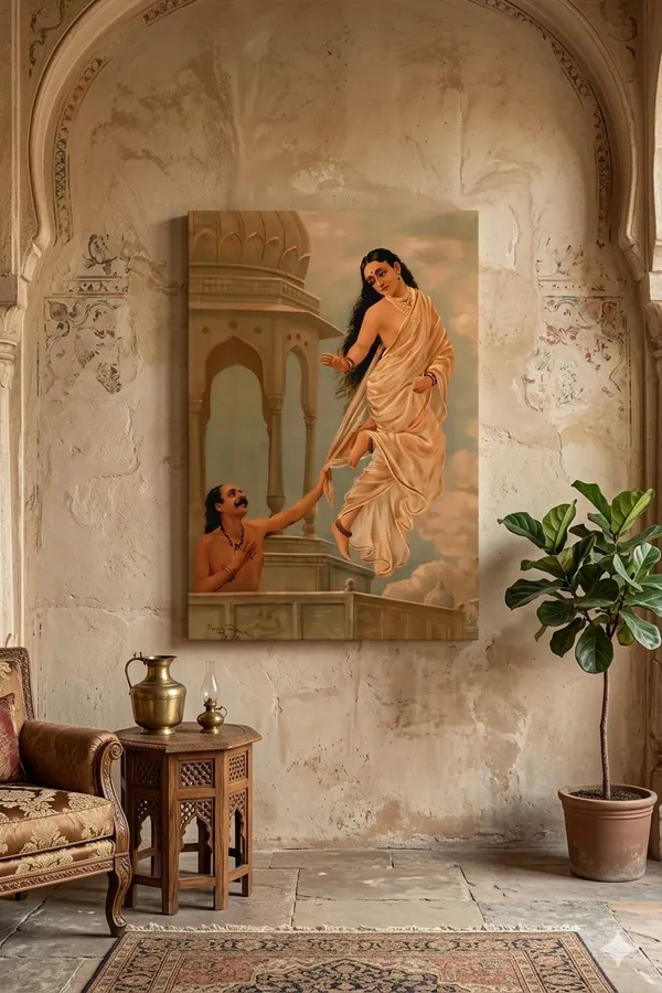 Urvashi_Abandons_Pururavas_by_Raja_Ravi_Varma_-_Famous_Canvas_Painting