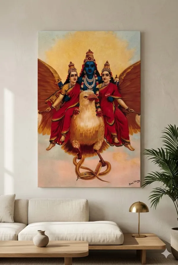 Multicolor_Canvas_Spiritual_Wall_Art_For_Living_Room,_Bedroom,_Meditation_Space_And_Pooja_Room
