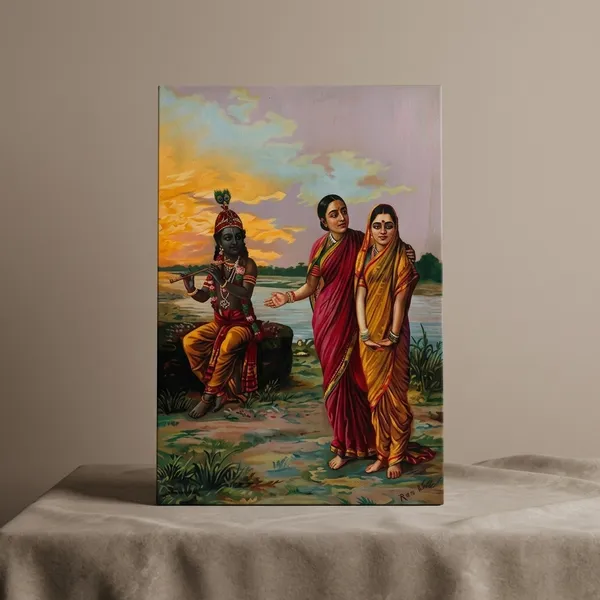 Multicolor_Canvas_Spiritual_Wall_Art_For_Living_Room,_Bedroom,_Meditation_Space_And_Pooja_Room