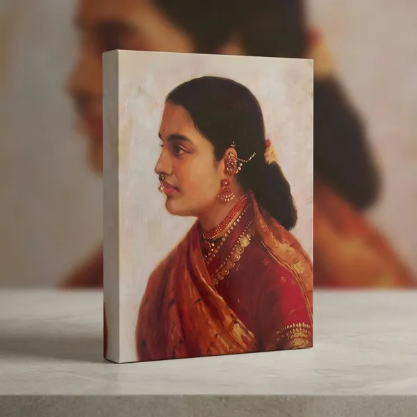 Traditional_Indian_Woman_Portrait_Canvas_Art_-_Premium_Raja_Ravi_Varma_Giclee_Print,_Vintage_Royal_Gallery_Wrapped_Decor
