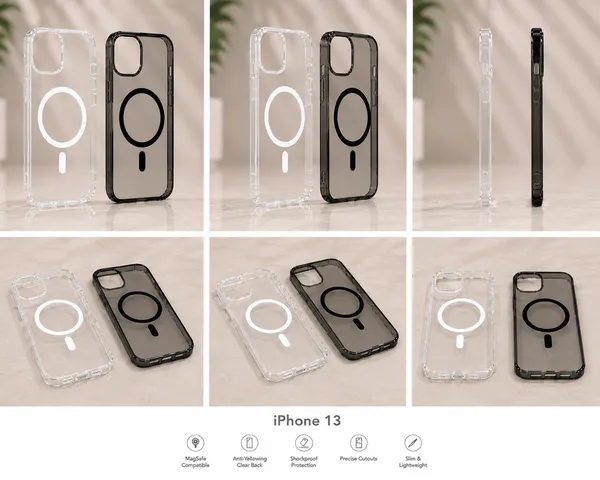 Combo_Iphone_13_Pro_Black_Acrylic_Magsafe_And_Transparent_Acrylic_Magsafe