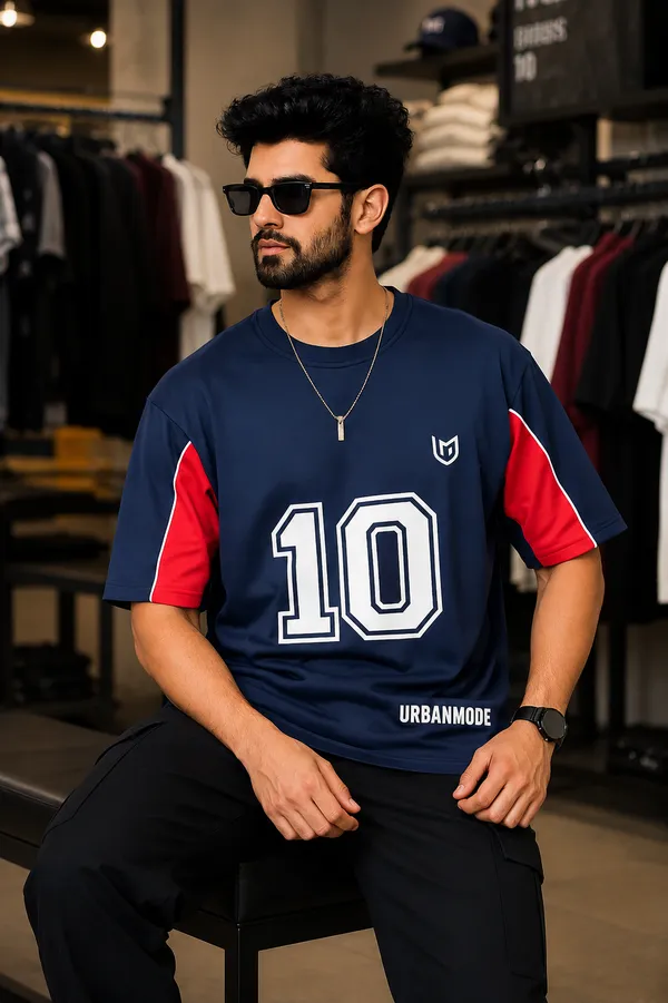 Navy_Cotton_Oversized_T-Shirt_For_Men