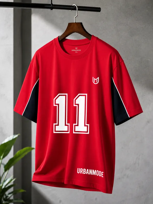 Red_Cotton_Oversized_T-Shirt_For_Men