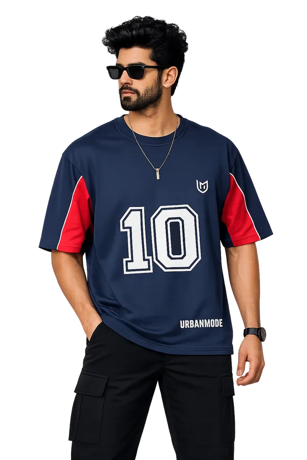 Navy_Cotton_Oversized_T-Shirt_For_Men