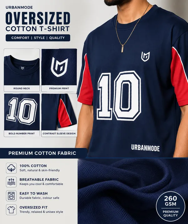 Navy_Cotton_Oversized_T-Shirt_For_Men