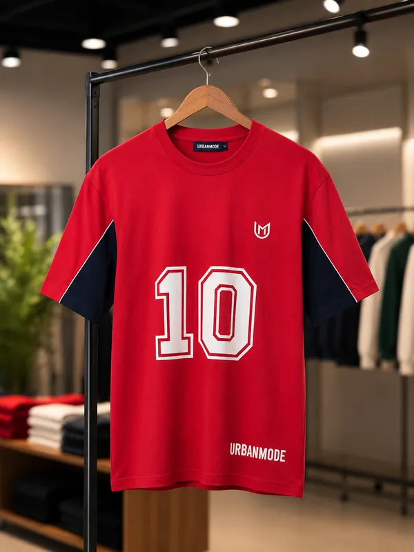 Red_Cotton_Oversized_T-Shirt_For_Men