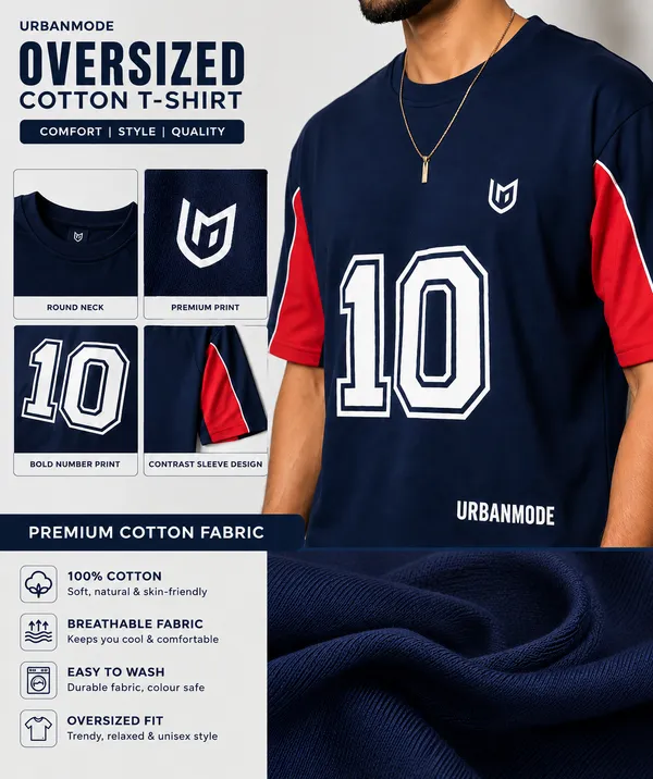 Navy_Cotton_Oversized_T-Shirt_For_Men