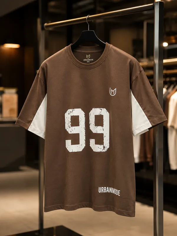 Brown_Cotton_Oversized_T-Shirt_For_Men