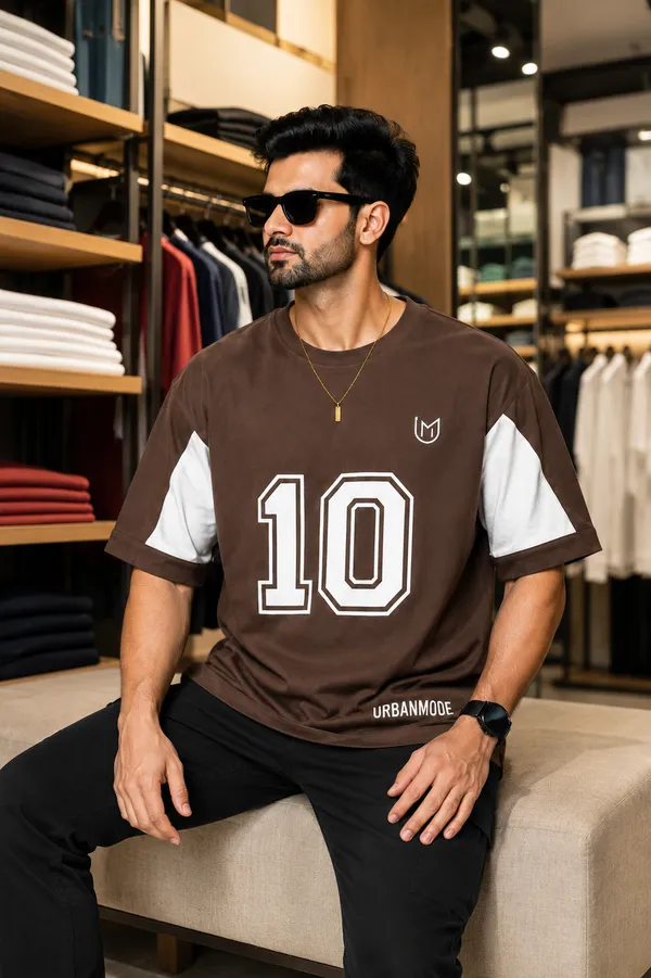 Brown_Cotton_Oversized_T-Shirt_For_Men
