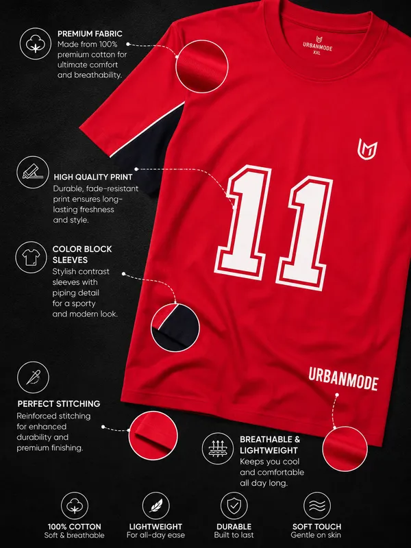 Red_Cotton_Oversized_T-Shirt_For_Men