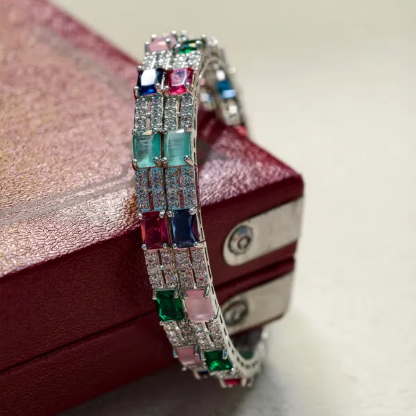 Silver_Plated_Multicolor_Stone__Luxury_Designer_Party_Wear_Kada_Bangles_for_Women_&_Girls