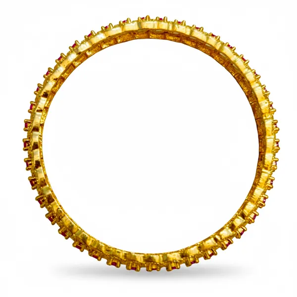 Gold_And_Red_Brass_Premium_And_Elegant_Bangle_For_Women