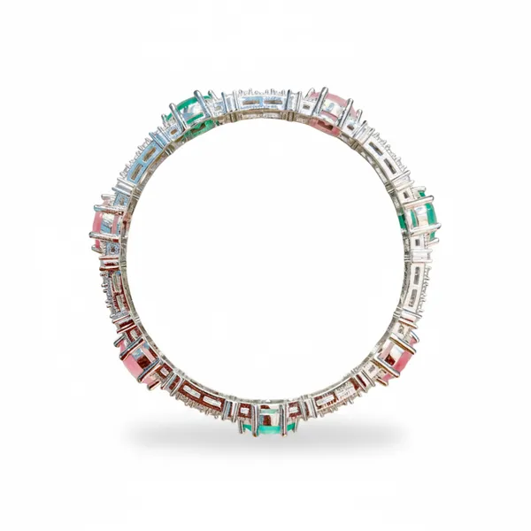 Mint_And_Pink_Brass_Premium_And_Elegant_Bangle_For_Women