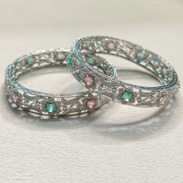 Mint_And_Pink_Brass_Premium_And_Elegant_Bangle_For_Women