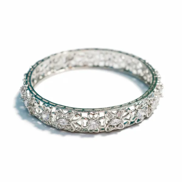 Silver_And_Pink_Brass_Premium_And_Elegant_Bangle_For_Women