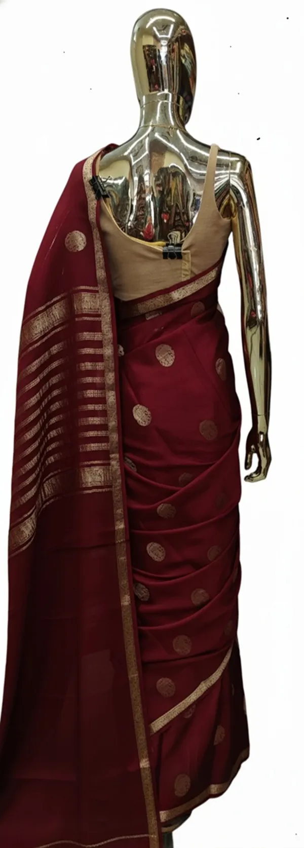 Deep_Maroon_Pure_Crepe_Silk_Saree