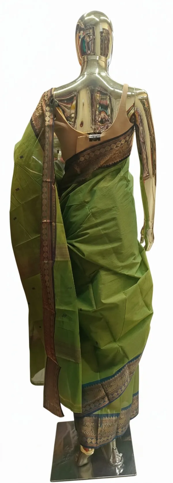 Leaf_Green_Cotton_Saree