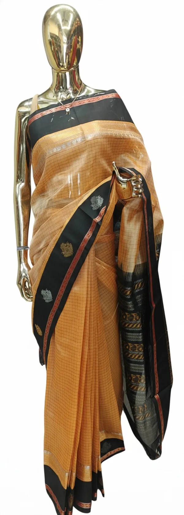 Honey_Gold_Silk_Cotton_Saree