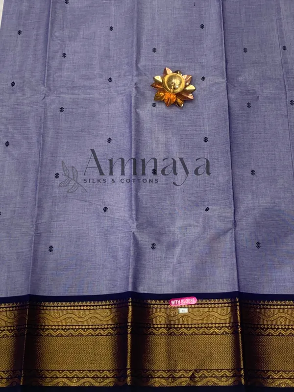 Lavender_Zari_Border_Handloom_Saree