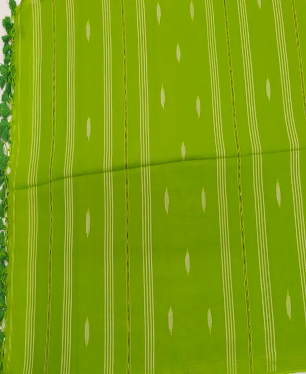 Lime_green_mul_cotton_saree