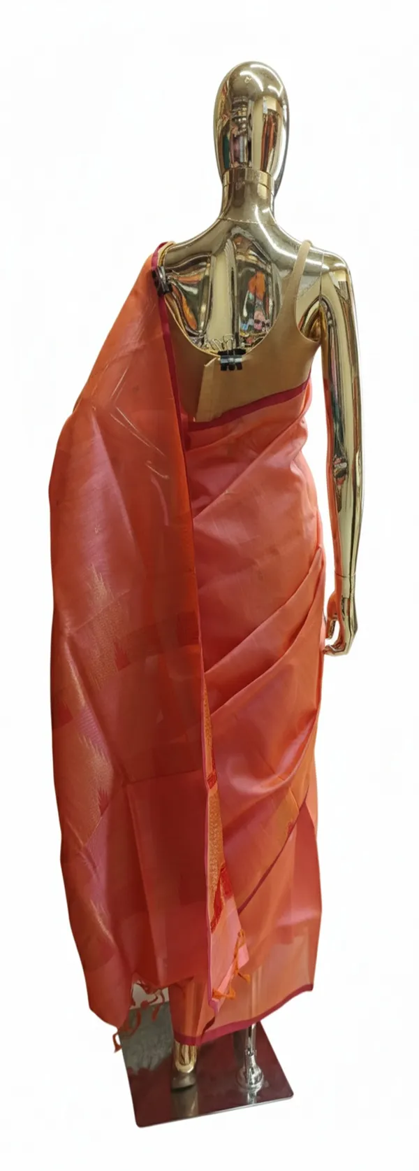 Peach_Pink_Pure_Cotton_Silk_Saree