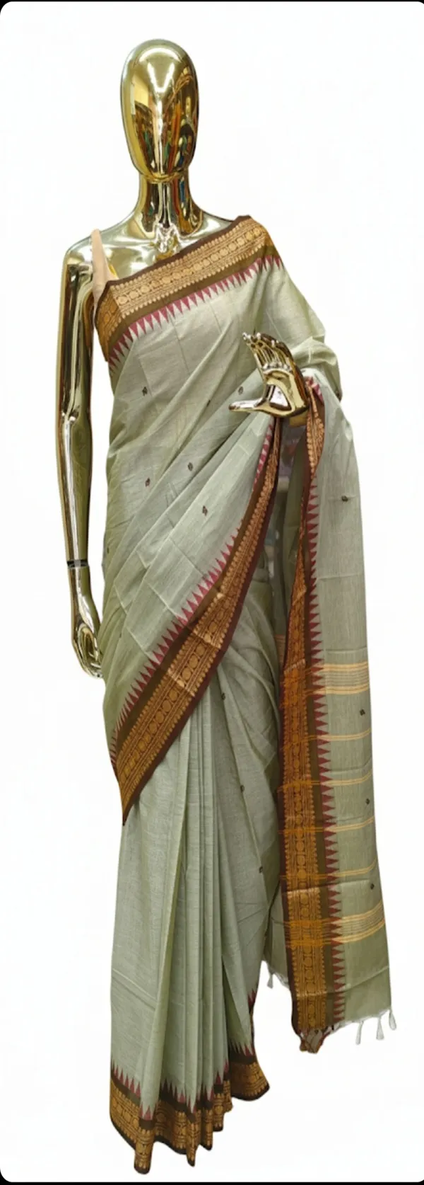 Classic_Sage_Green_Cotton_Chettinadu_Saree