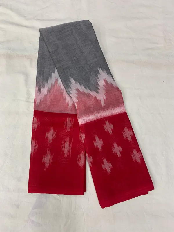Grey_Pochampally_Handloom_Saree
