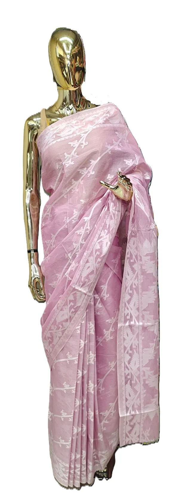 Soft_Pink_Bengal_Cotton_Saree