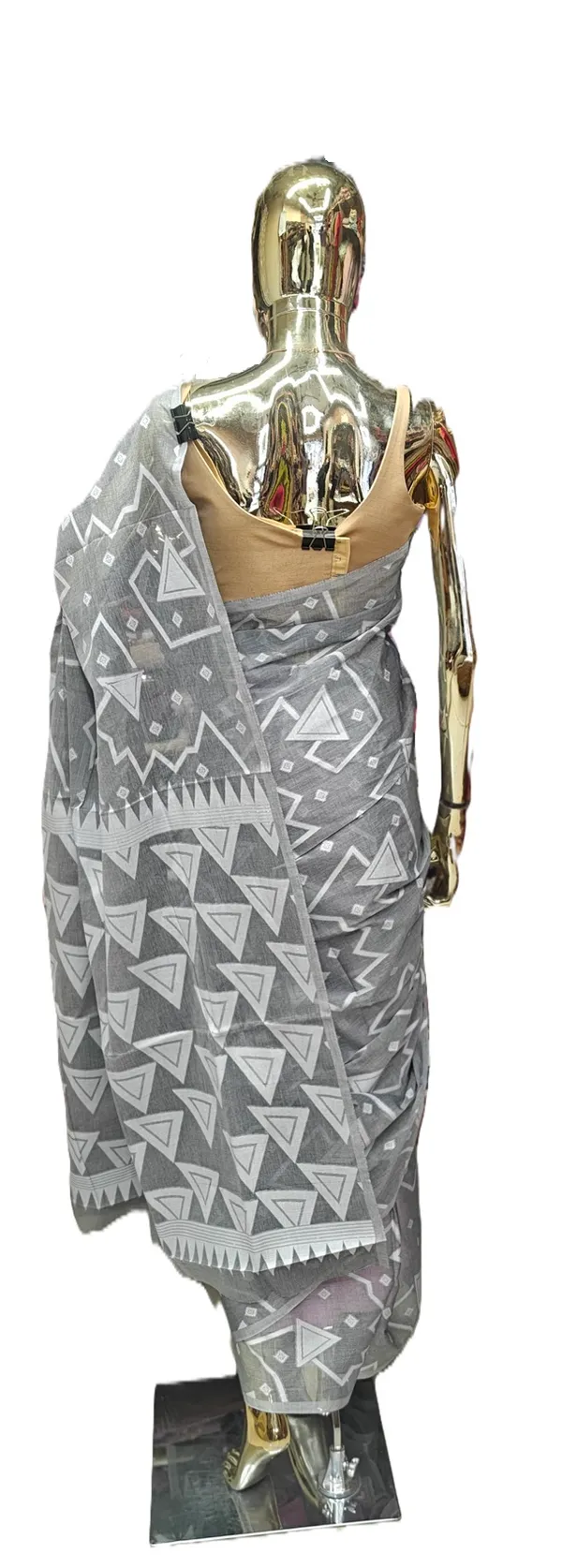 Grey_Bengal_Cotton_Handloom_Saree