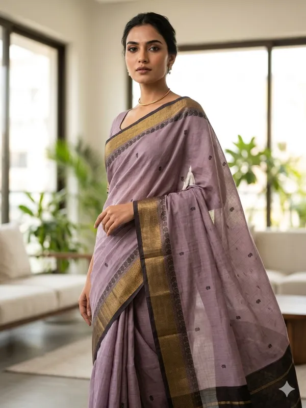 Lavender___Cotton_Saree