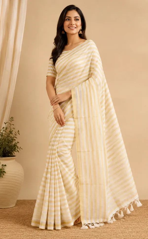 yellow_cotton_saree