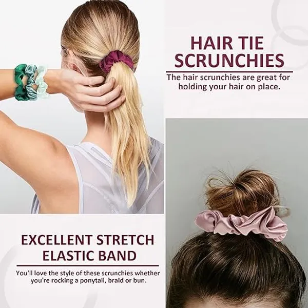 Satin_Silk_Scrunchies_For_Women_And_Girls