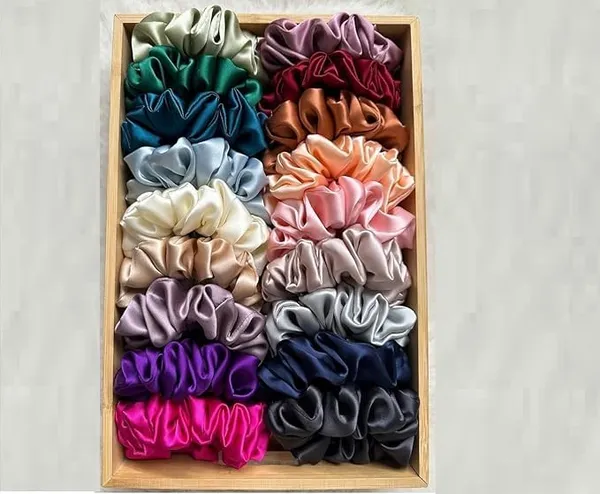 Satin_Silk_Scrunchies_For_Women_And_Girls